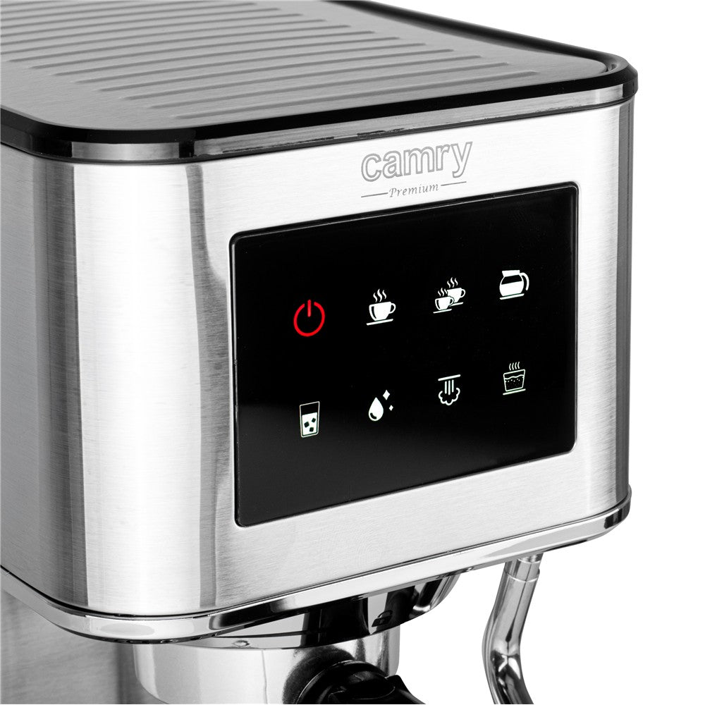 Camry CR 4389 7-in-1-Espressomaschine – Milchaufschäumer, 1,7-Liter-Wassertank