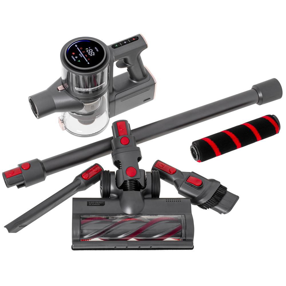 Adler AD 7062 Akku Staubsauger Pro mit Automatikmodus Grau