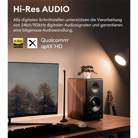 Edifier S3000MKII Bluetooth-Regallautsprechersystem mit 256W RMS Ausgangsleistung, Holzfarben