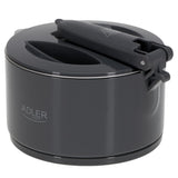 Adler AD 1377 Reise Wasserkocher 0,6 L faltbares Silikongehäuse Camping grau