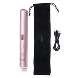 Adler AD 2327p Akku Glätteisen kabellos, USB-C Reise-Haarglätter mit Keramikplatten, LED-Display, 3 Temperaturstufen, Aufbewahrungsbeutel, Rosa