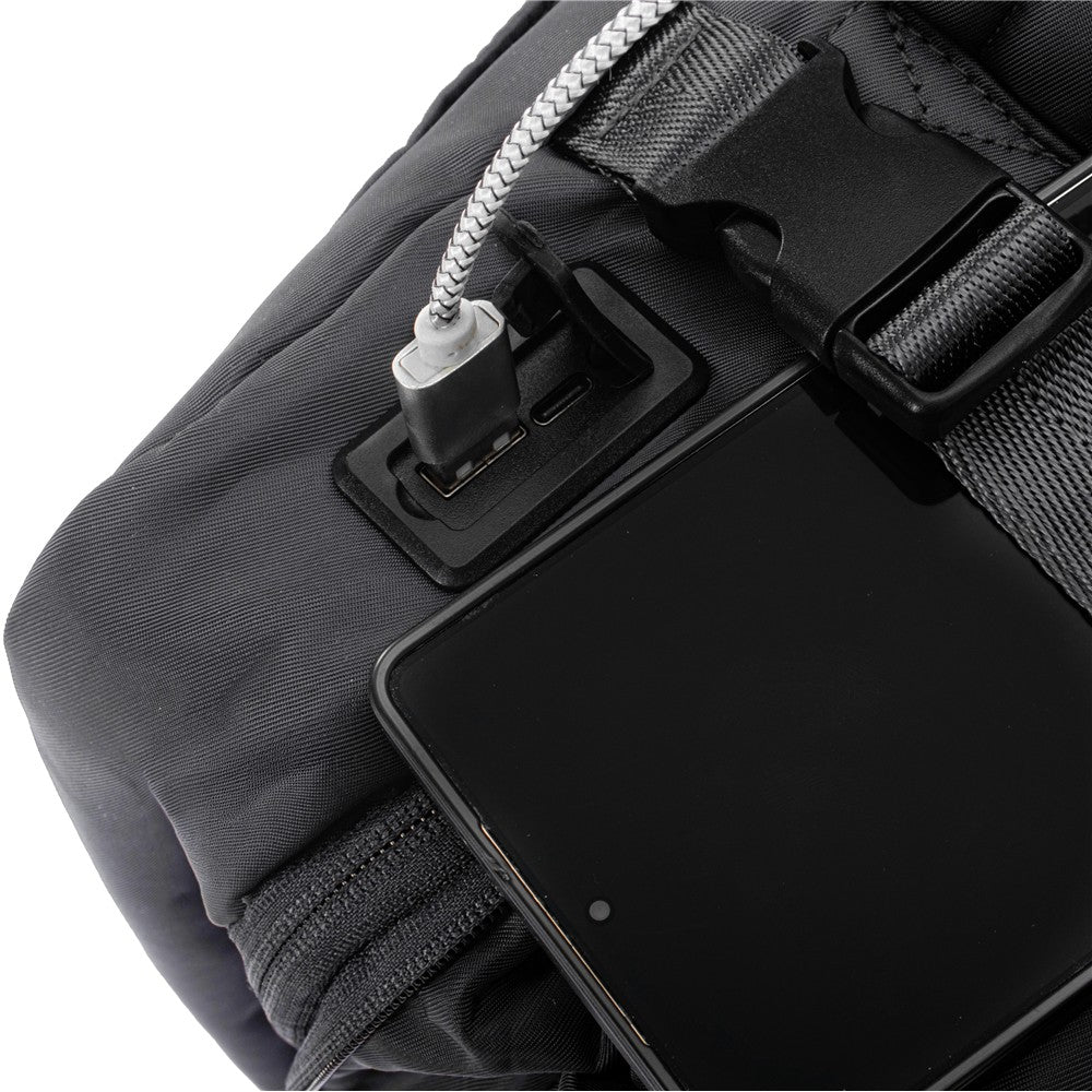 Camry CR 6881dg Business Rucksack 24 L erweiterbar, Handgepäck Rucksack 40x20x30 cm, Laptoprucksack bis 15,6 Zoll, RFID, USB, YKK-Reißverschlüsse, wasserabweisend