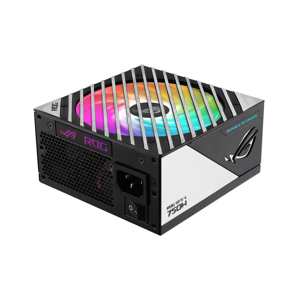 ASUS ROG Loki SFX-L 750W Platinum Vollmodulares Netzteil Lambda A 120mm PWM ARGB Lüfter Aura Sync