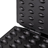 Adler AD 3039b Keks-Maker-Waffeleisen XL für 24 Stück in Erdnussform Oreschki Zaubernüsse