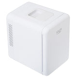 Adler AD 8084w Mini Kühlschrank 4 L, thermoelektrische Kühlbox, klein, tragbar, mit Kühl- und Heizfunktion, für Auto und Zuhause, Kosmetikkühlschrank, Getränkekühler, Weiß