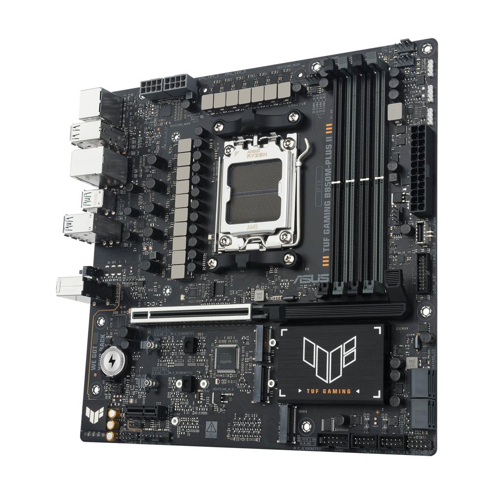 ASUS TUF GAMING B850M-PLUS II Mainboard AM5 micro ATX DDR5 PCIe 5.0 Aura Sync