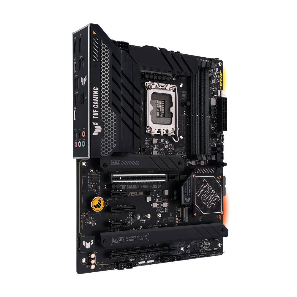 ASUS TUF Gaming Z790-Plus D4 Mainboard Sockel Intel LGA1700 ATX PCIe 5.0 DDR4 M.2 HDMI DP WiFi 6