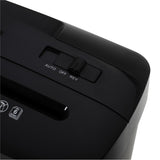 Adler AD 1037 Aktenvernichter, Papiervernichter P-4 für 6 Blatt A4, Schredder für Dokumente, CDs, DVDs und Kreditkarten, 13 l, schwarz