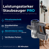 Adler AD 7062 Staubsauger PRO Automatische Erkennung Verschmutzungsgrad Grau