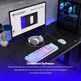 ENDORFY LIX Plus, Ultraleichte Gaming-Maus (59 g), 19000 DPI, Weiß | EY6A003