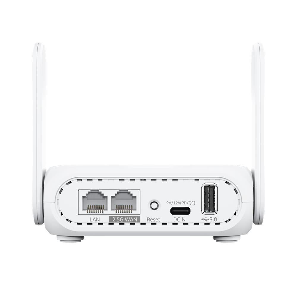 ASUS RT‑BE58 Go WiFi 7 Travel Router mit 2.5G Port, 4G 5G Tethering und VPN