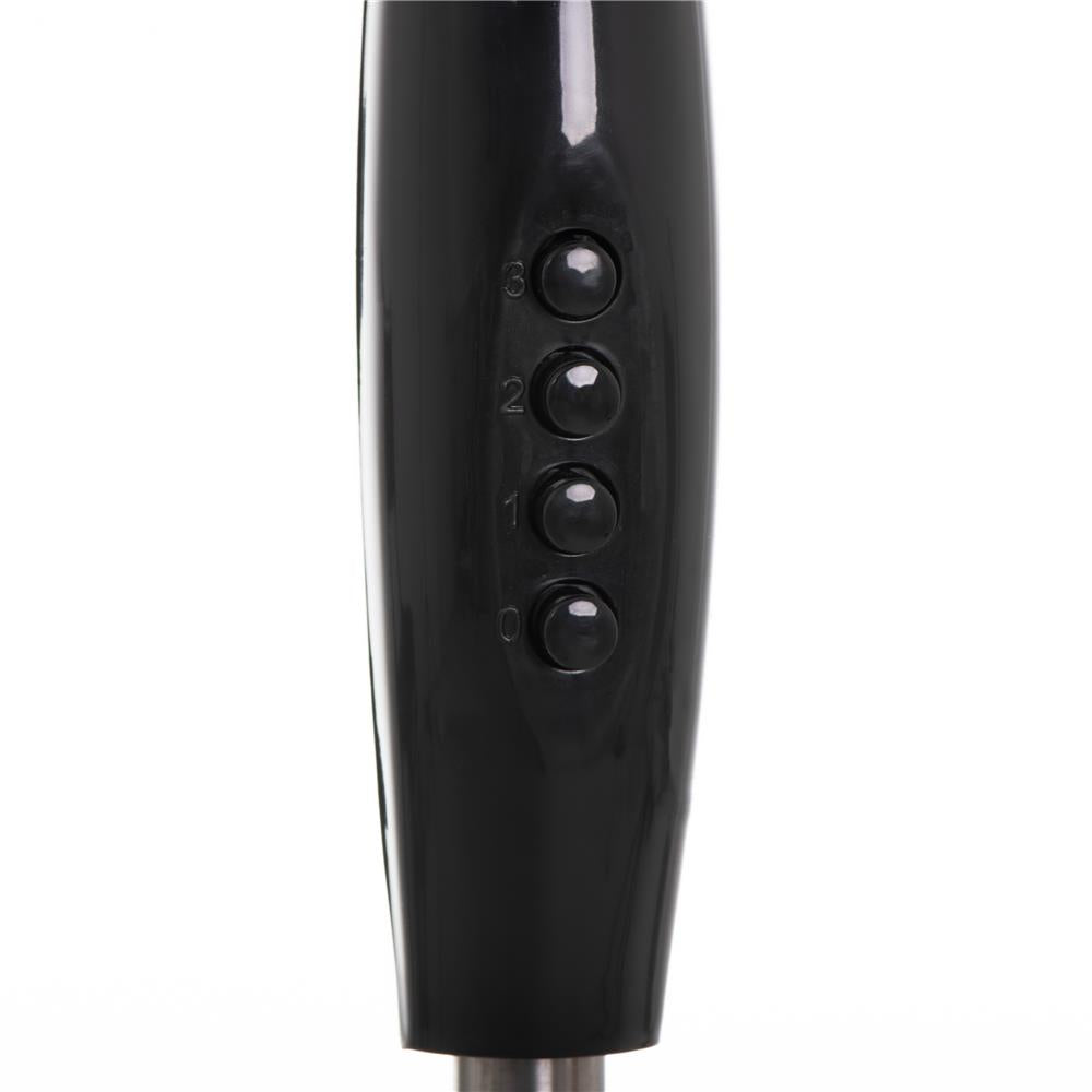 Adler AD7323b Standventilator Durchmesser 40 cm Schwarz Höhenverstellbar mit Standfuß