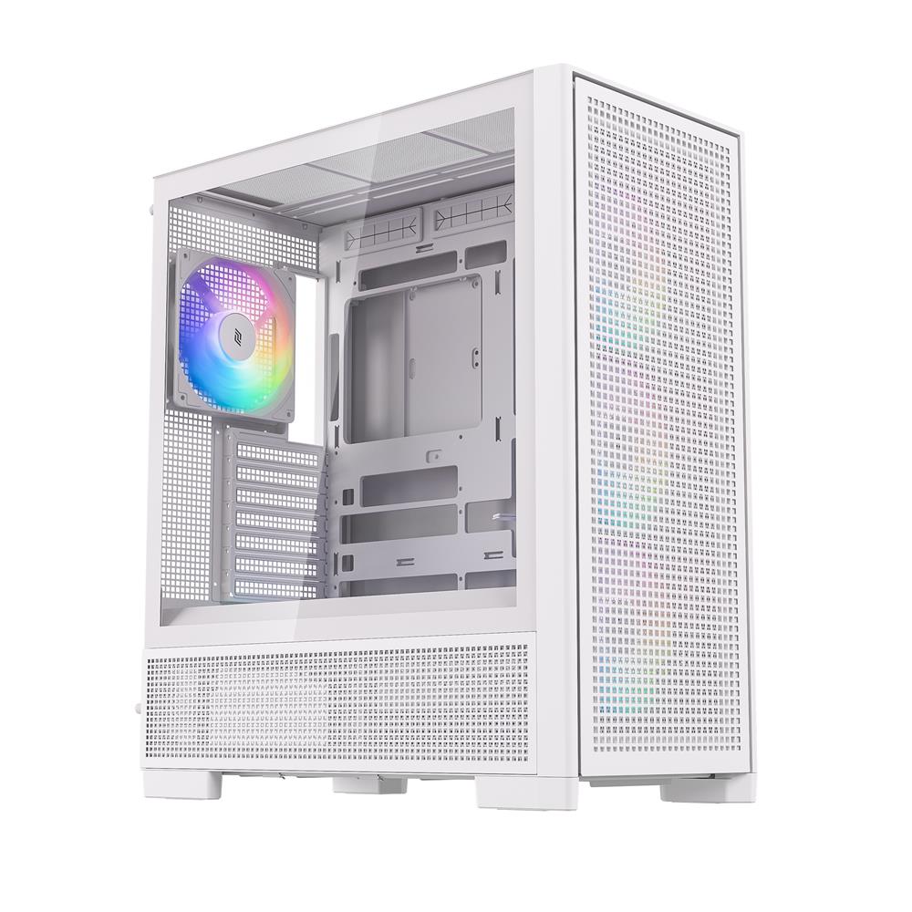 Silentware Air 2000 A-RGB White – Midi Tower mit Glas-Seitenfenster & 7 RGB-Lüftern für maximalen Airflow