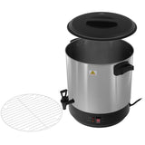 Adler AD 4538 Einkochautomat 28L, elektrischer Edelstahl Einkochtopf mit Zapfhahn, Warmhaltefunktion, 30-110 °C, Glühweinkocher, Getränkespender, Suppenwärmer, 3000W