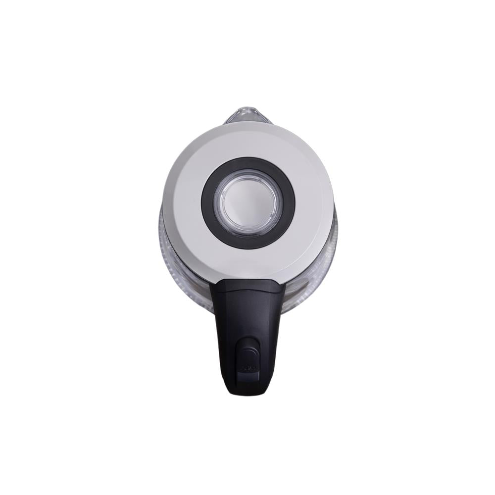 Camry Wasserkocher Glas 1,7L CR 1251w weiß LED beleuchtet kabellos 2200 Watt Glaswasserkocher