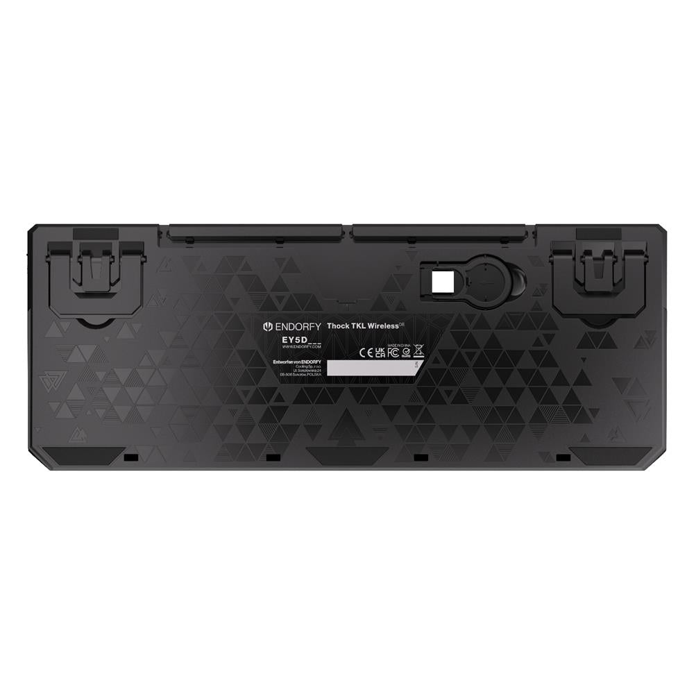 ENDORFY Keyboard Thock TKL Wireless, Tastatur, DE-Layout, Kabellos, Schwarz, Beleuchtet