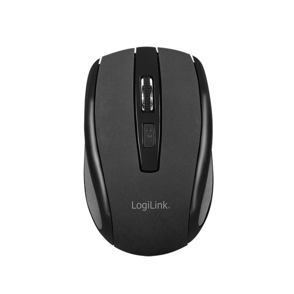 LogiLink 2,4 GHz Funk Tastatur-Maus-Set 1000dpi Schwarz kabellos