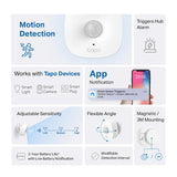 TP-Link Tapo T100 Smarter Bewegungssensor mit Zeitplan 120Grad Blickwinkel batteriebetrieben
