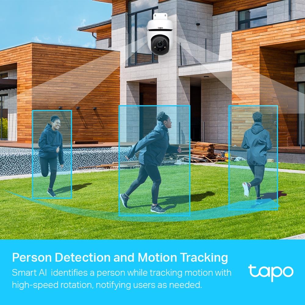 TP-Link Tapo C500 Sicherheits-WiFi-Kamera Outdoor 1080p FHD schwenk-und neigbar mit KI-Erkennung