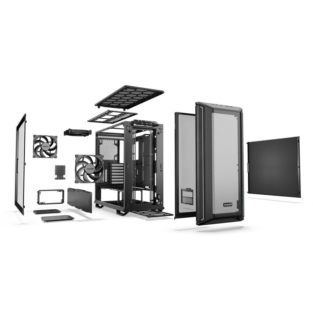 be quiet! Dark Base 701 Black PC-Gehäuse, Midi-Tower, 3x Lüfter, ARGB-Beleuchtung + Controller