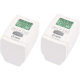 Olympia HT 430‑22 Heizkörperthermostat – Energiespar-Thermostat programmierbar (2er Set)