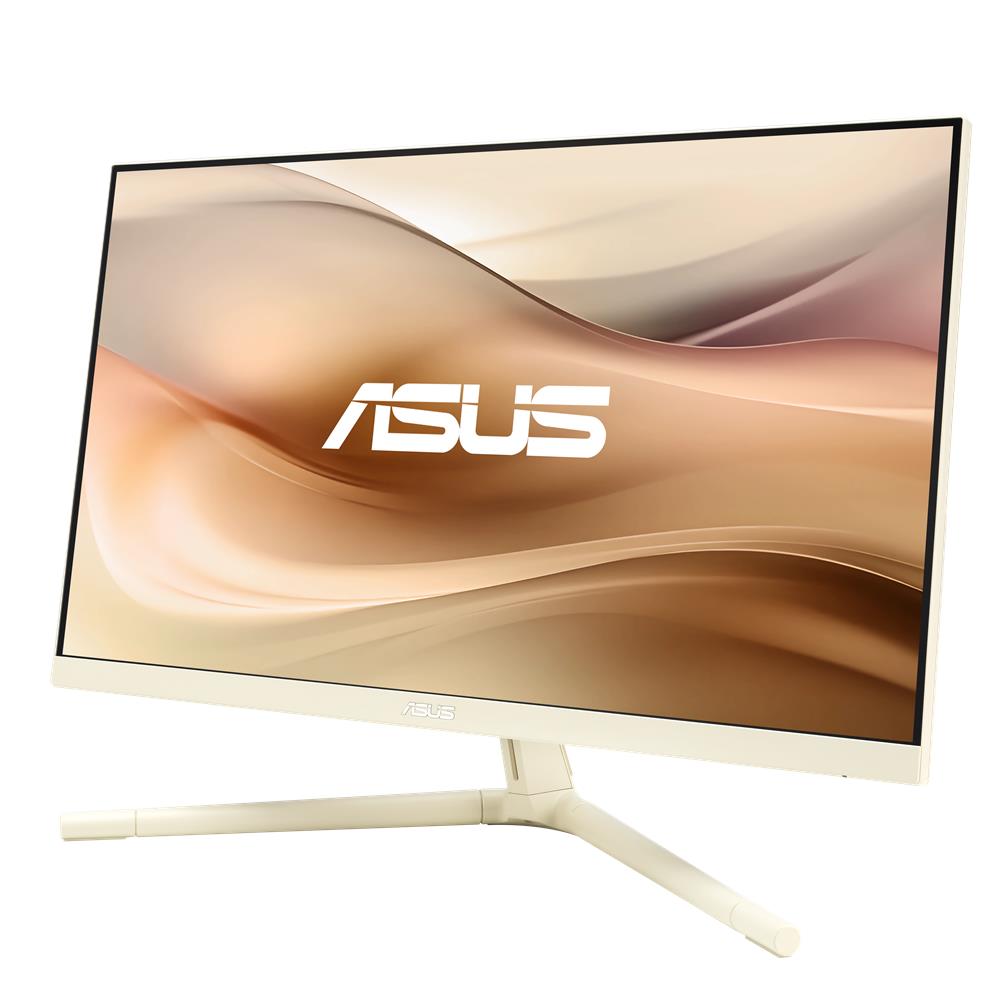 ASUS Eye Care VU249CFE‑M 24 Zoll Full HD IPS Monitor 100Hz USB‑C 15W – Hafermilch (Gold)