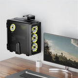 LogiLink PC-Tower-Halterung bis 20 kg, einstellbar, Untertisch-/Wandmontage, Schwarz