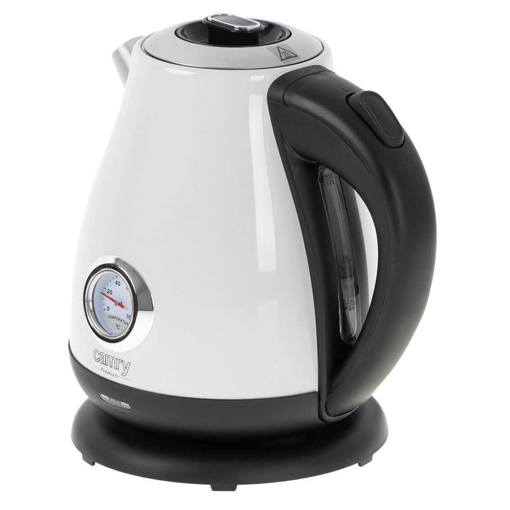 Camry CR 1344w Retro Wasserkocher mit Thermometer