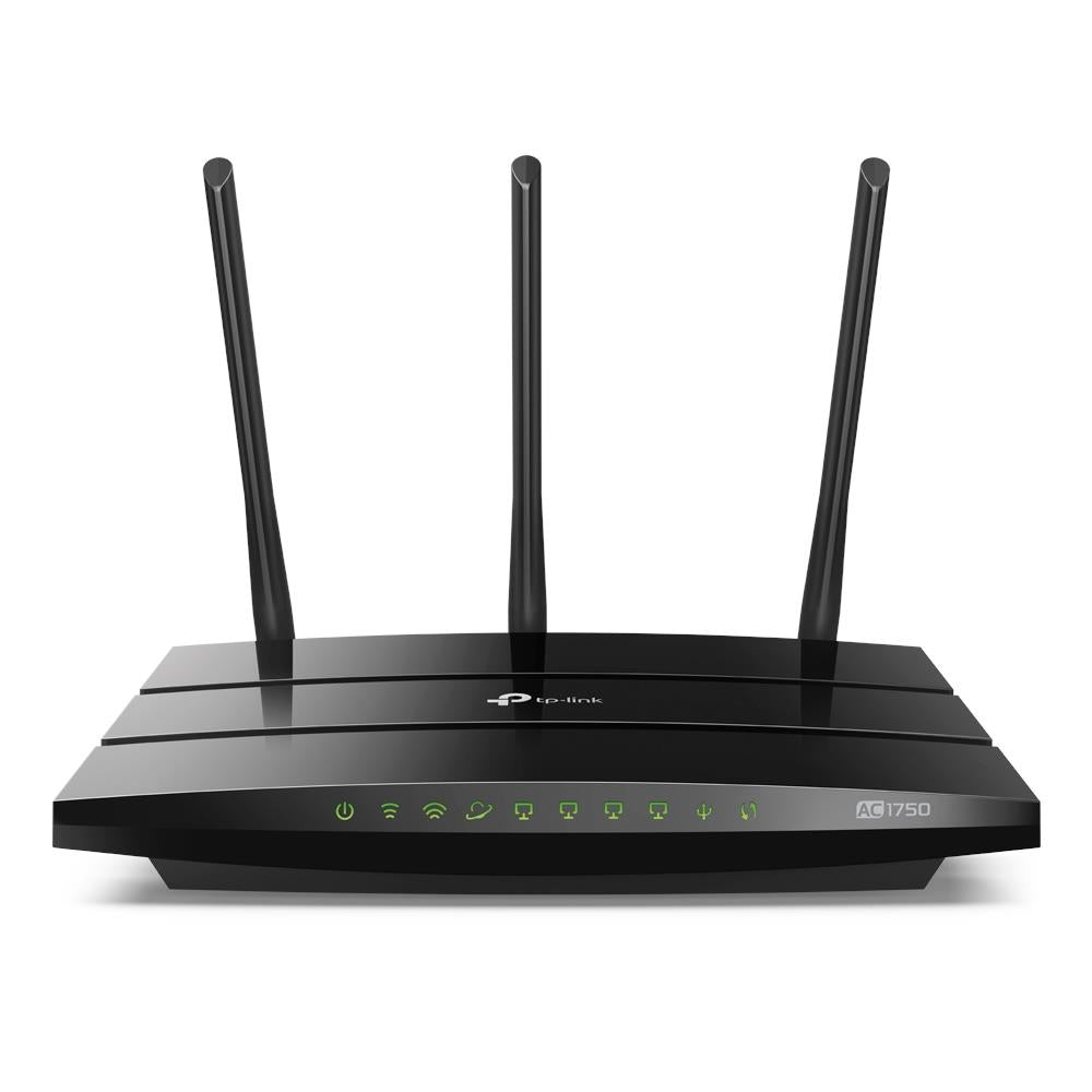 TP-Link Archer A7 AC1750 Dualband Gigabit Ethernet WLAN Router Schwarz 3 Antennen