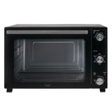 Adler AD 6028 Elektrobackofen 60L Mini Backofen Umluft Timer Drehspieß schwarz