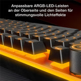 be quiet! Light Mount Silent Tactile DE ISO Tastatur mechanische Switches schneller Tastenanschlag 3 Schichten Dämmung