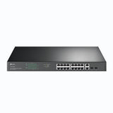 TP-Link TL-SG1218MP 18-Port Gigabit Rackmount Switch mit 16× PoE+ Ports, 250W PoE-Budget