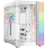 be quiet! Light Base 900 FX White PC-Gehäuse atemberaubender Panorama-Blick Show Case