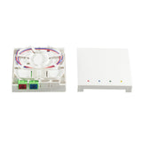 LogiLink FTTH-Anschlussdose – 2× SC/APC, inkl. 30 m Glasfaserkabel