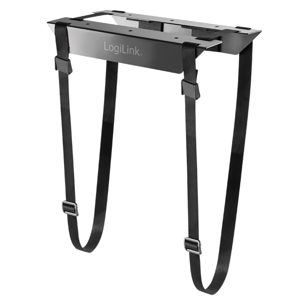 LogiLink PC Halterung Untertischmontage mit Gurt bis 10 kg