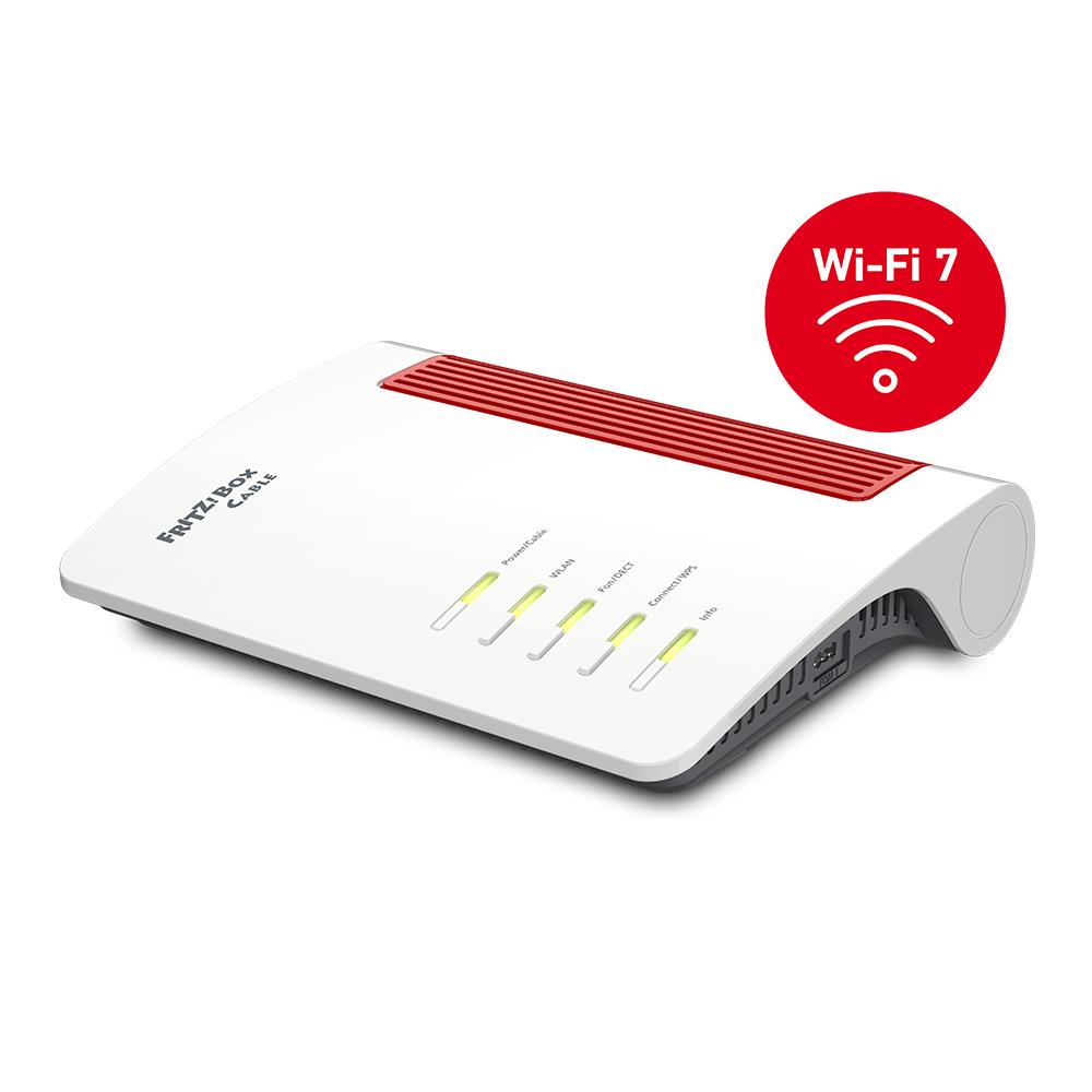 AVM FRITZ!Box 6670 Cable - WiFi 7 für jeden Kabelanschluss - Smart Home für DECT und Zigbee