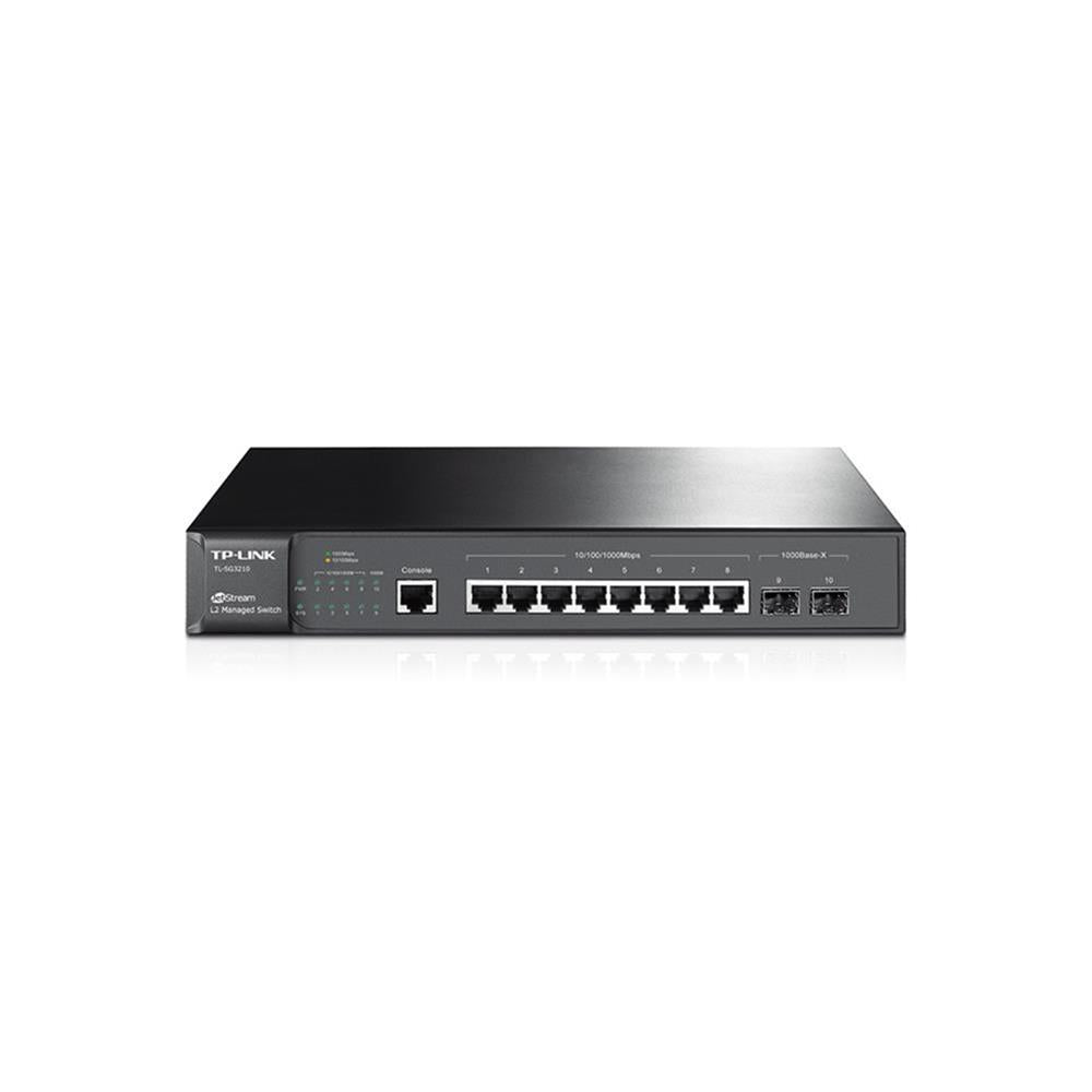 TP-Link TL-SG3210 V1 JetStream-8-Port-Gigabit-L2-Managed-Switch mit 2 SFP-Slots