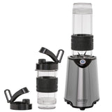 Camry CR 4069 Edelstahl-Standmixer für Smoothies, Cocktails, Crushed Eis, mit 2 Trinkflaschen