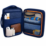 Camry CR 6881nb Business Rucksack 24 L erweiterbar, Handgepäck Rucksack 40x20x30 cm, Laptoprucksack bis 15,6 Zoll, RFID, USB, YKK-Reißverschlüsse, wasserabweisend