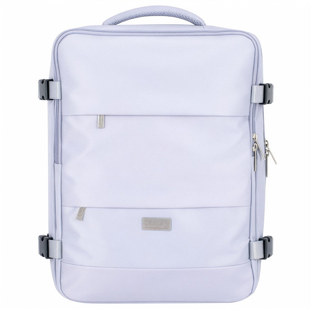 Camry CR 6880lp Reiserucksack 24 Liter, Handgepäck Rucksack mit Laptopfach bis 17 Zoll, Schuhfach, Nassfach, RFID-Fach, Business, Sport und Reisen, hell lila
