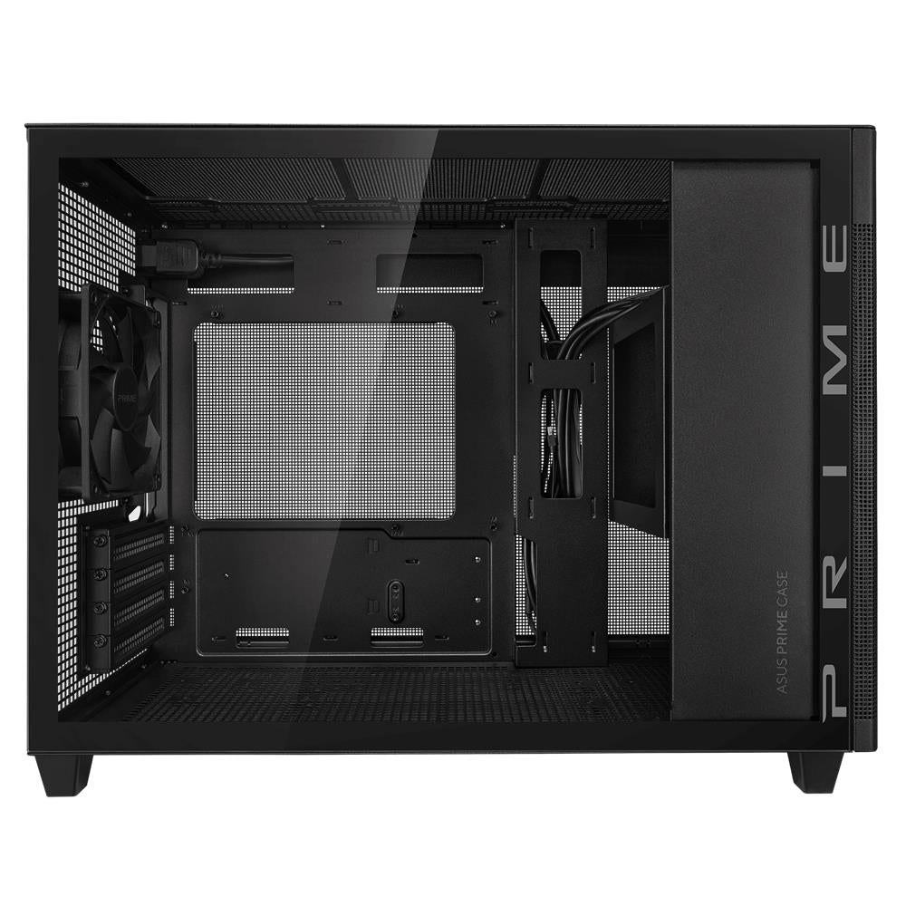 ASUS Prime AP201 Tempered Glass MicroATX Gehäuse schwarz