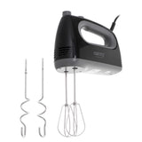 Camry CR 4220b Handmixer mit Knethaken und Quirlen, 750 W, schwarz