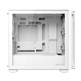 ASUS A23 PLUS TG ARGB White microATX PC Gehäuse mit 4 ARGB Lüftern und Glasfront