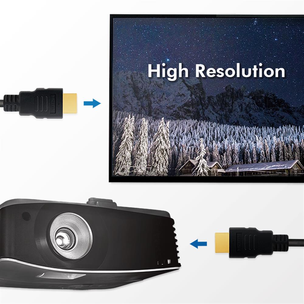 LogiLink HDMI-Kabel A/M zu A/M 8K/60 Hz in Schwarz 2m