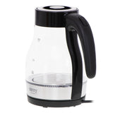 Camry CR 1300 Glas Wasserkocher 1,7 Liter mit LED Beleuchtung Edelstahl