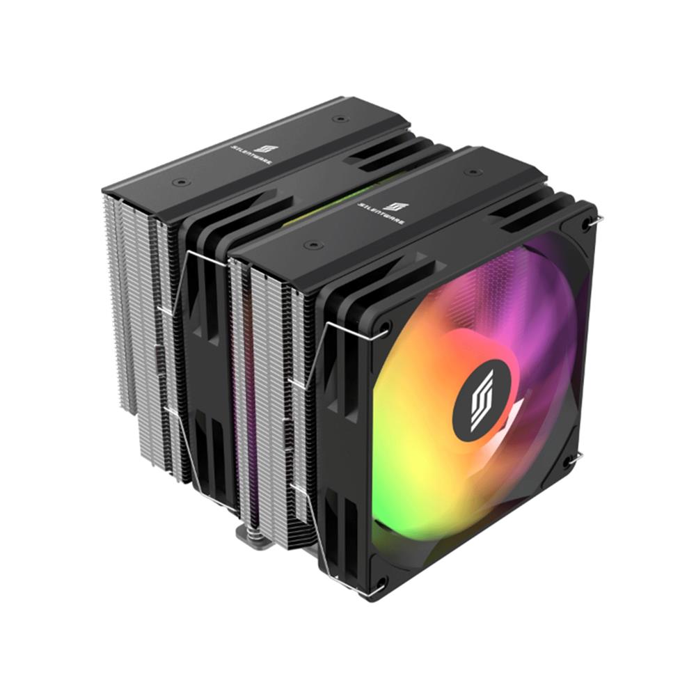 Silentware Titan Black – CPU-Luftkühler, Dual-Tower, A-RGB, 265W TDP