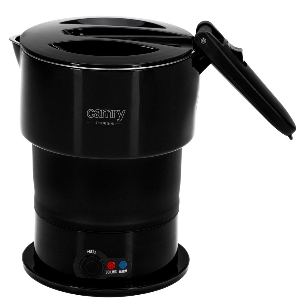 Camry CR 1378 Reisewasserkocher 0,6 L Wasserkocher Schwarz abnehmbares Netzkabel