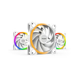 be quiet! Light Wings White 120mm PWM high-speed 3er Pack 4-pin Gehäuselüfter mit ARGB-Beleuchtung