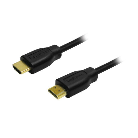 LogiLink HDMI-Kabel, Stecker zu Stecker, 4K/30 Hz, 1m, Schwarz