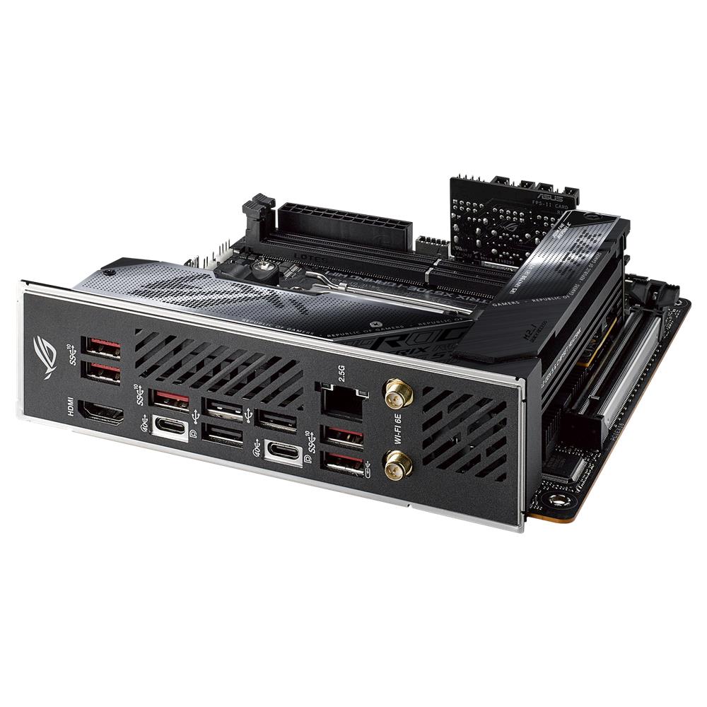 ASUS ROG STRIX X670E-I GAMING WIFI Mainboard Sockel AMD AM5 Ryzen 7000 mini-ITX DDR5 M.2 USB 3.2 Gen